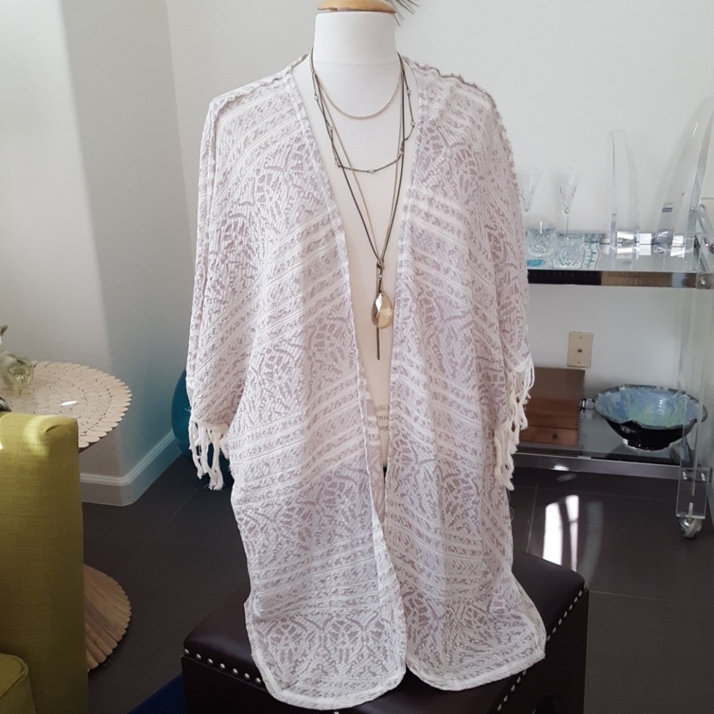 Free People Fringed Unstructured Cover