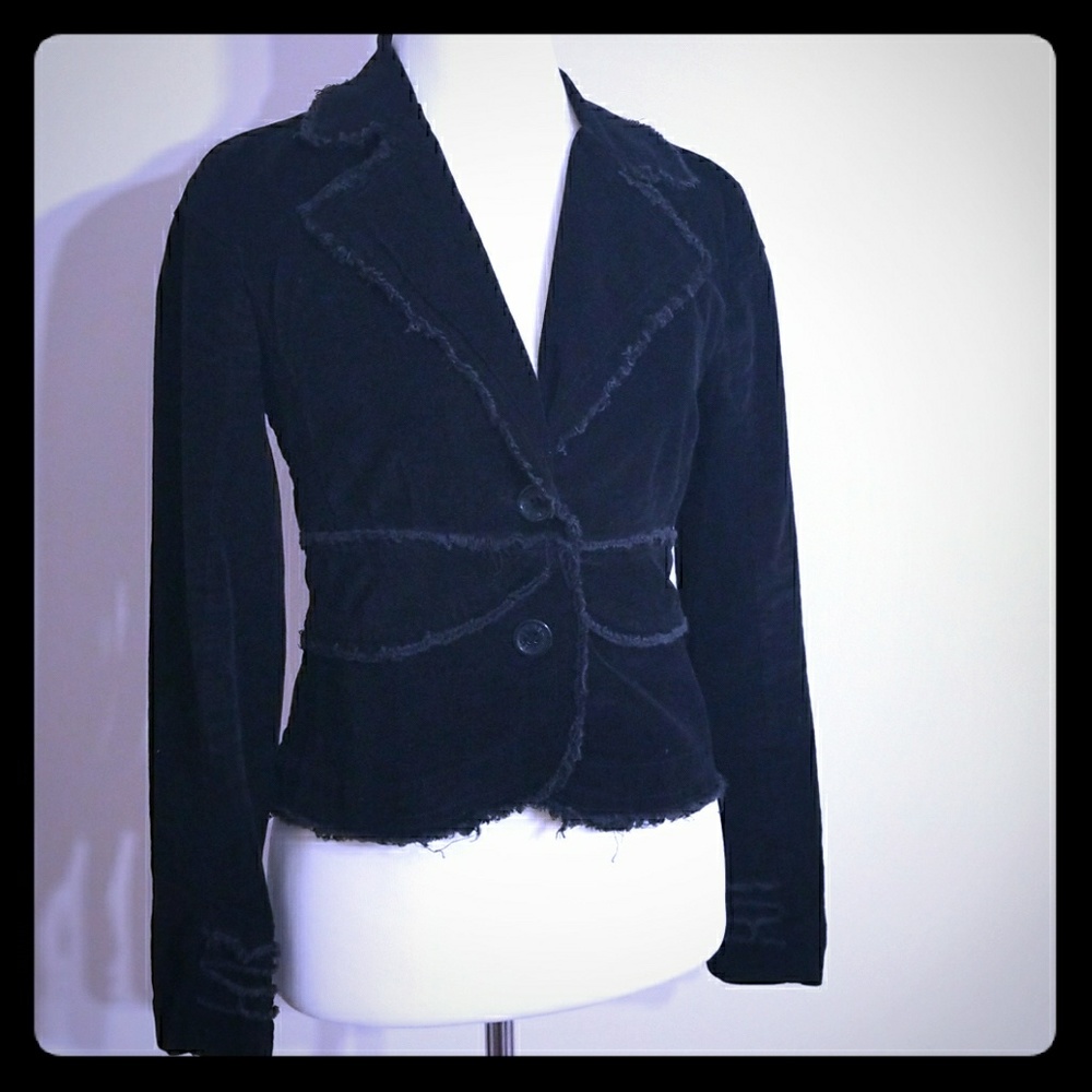 Ashley Black Corduroy Jacket Size M