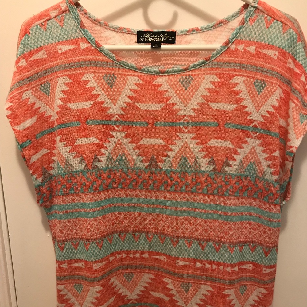 Fun print lightweight sweater!!