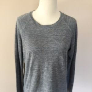 JBRAND Long Sleeve Blue Marbled Cotton SZ L