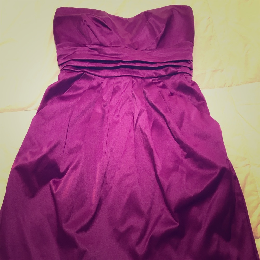 Purple Strapless Party Dress!!