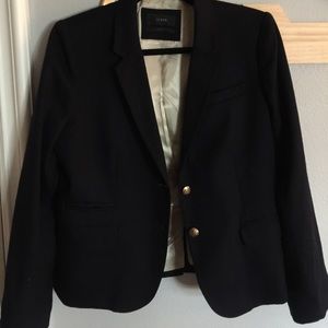 J.crew dark navy schoolboy blazer