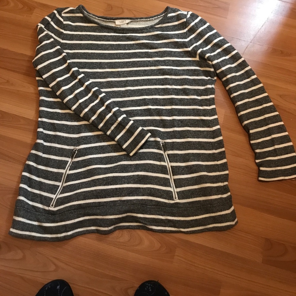 Ann Taylor Loft French Terry tunic