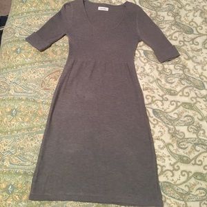 Almost new Calvin Klein grey knit dress