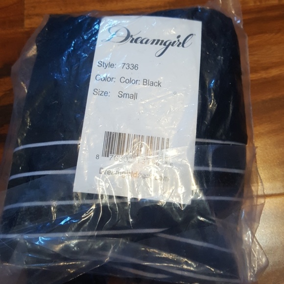 Pinstripe Chemise w/ Thong Size Small Lot 217 - Picture 3 of 8