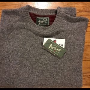 Brand New Men’s Woolrich Sweater Gray Heather Wool