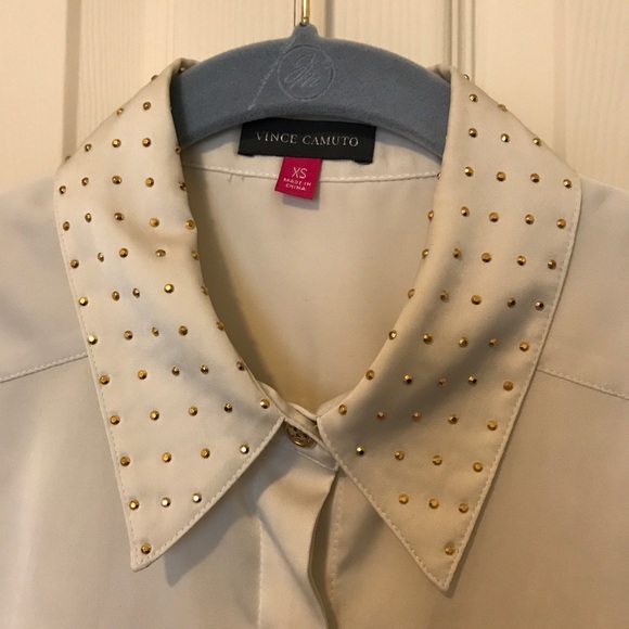 •VINCE• Fancy Blouse - Picture 2 of 3