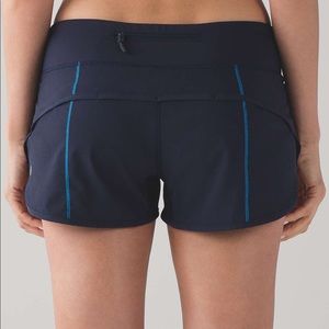 Lululemon Speed Shorts Navy Size 2