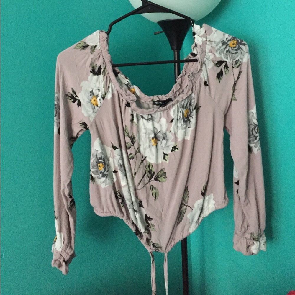 Off the shoulder Kendal and Kylie top