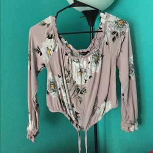 Off the shoulder Kendal and Kylie top