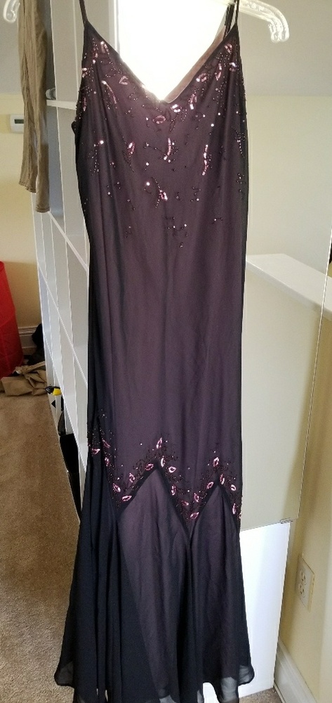 Black prom or dance dress