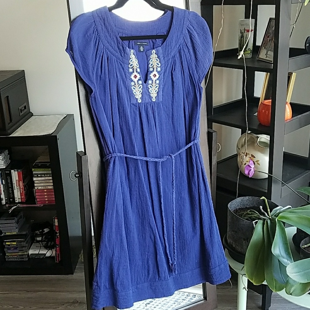 Blue Cotton Dress