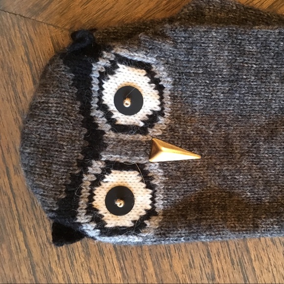 NWT Kate Spade Wise Owl mittens - Picture 2 of 4