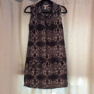 Printed silky dress