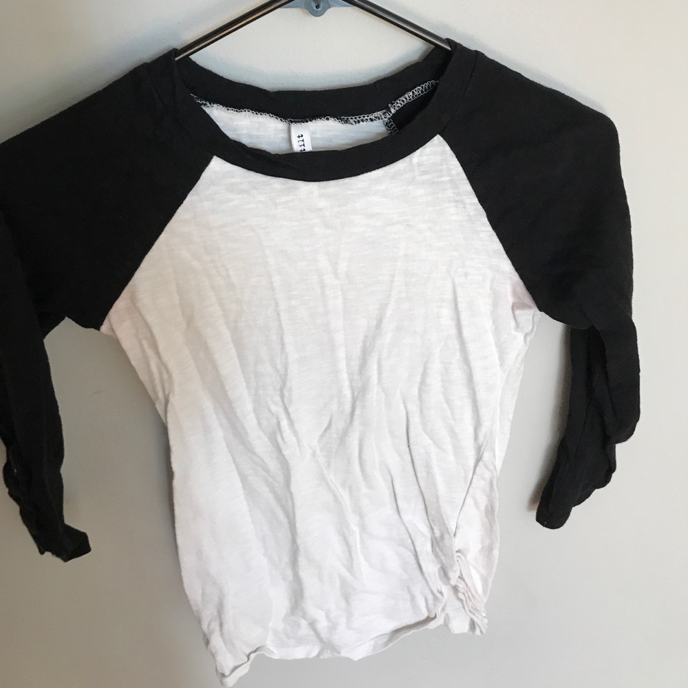 3/4 sleeve baseball tee