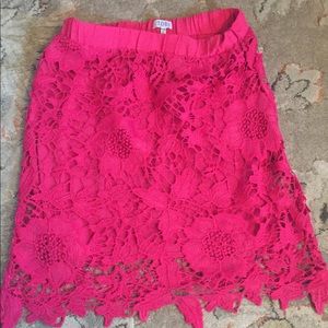 NWOT. TOBI crochet lace skirt