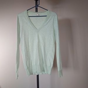 Mint green J. Crew Sweater