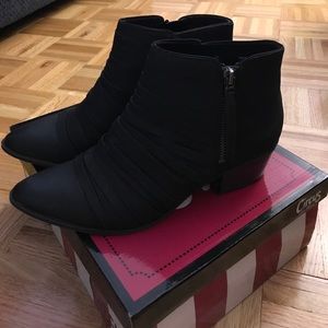 Circus by Sam Edelman black leather booties