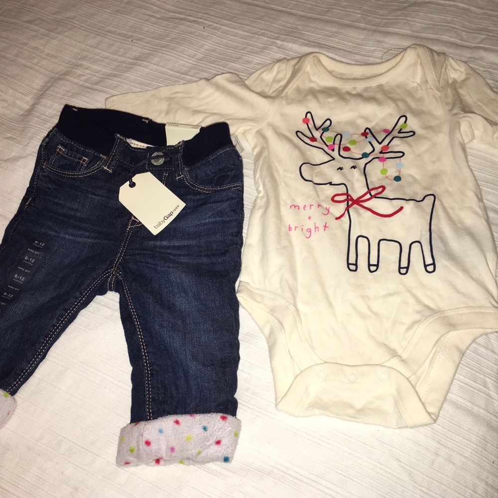 NWT baby gap holiday outfit 6-12months