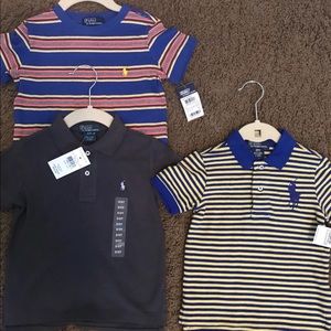 3 polo Ralph Lauren shirts