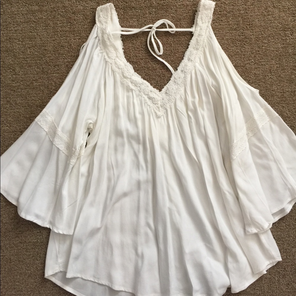 Urban outfitters cold shoulder blouse