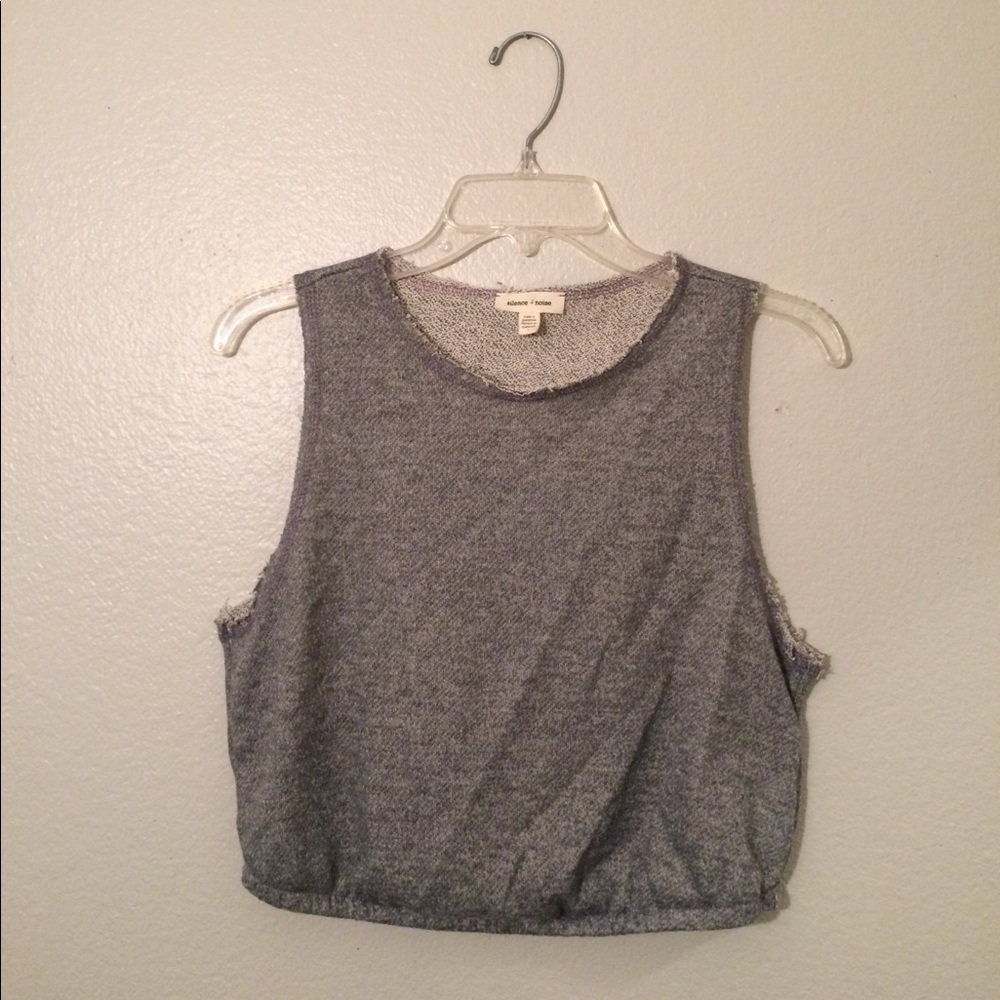 Silence + Noise Cropped Tank NWOT