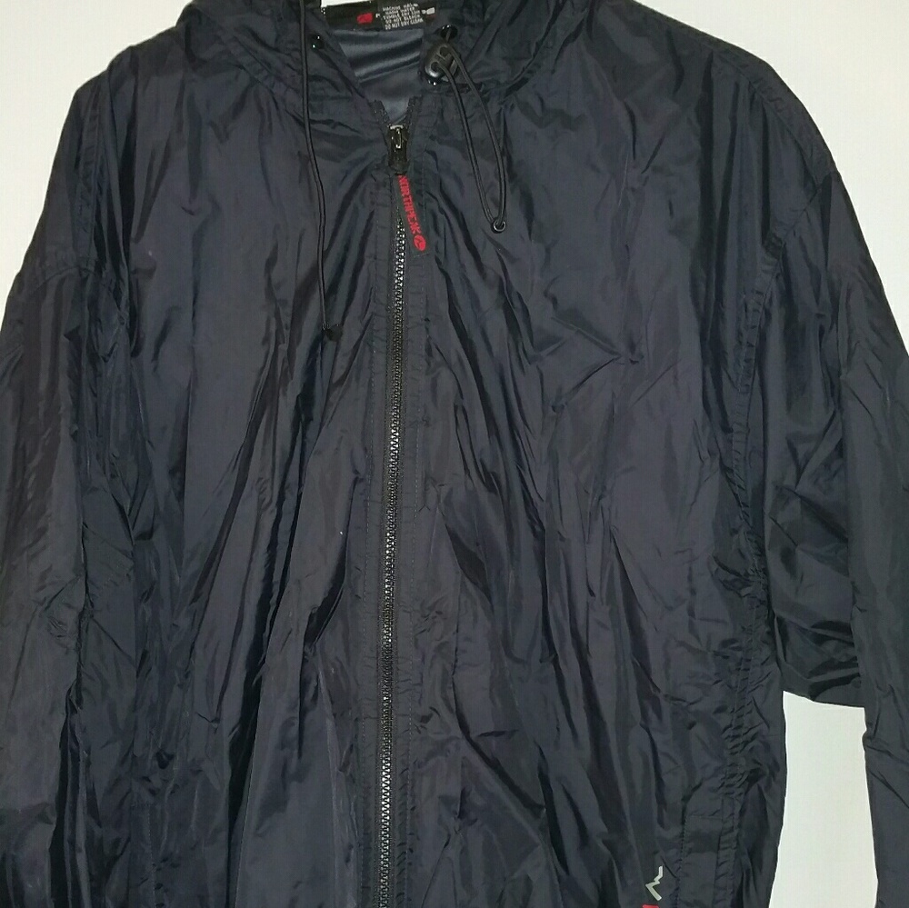 Vintage NorthPeak lined windbreaker/jacket hoodie