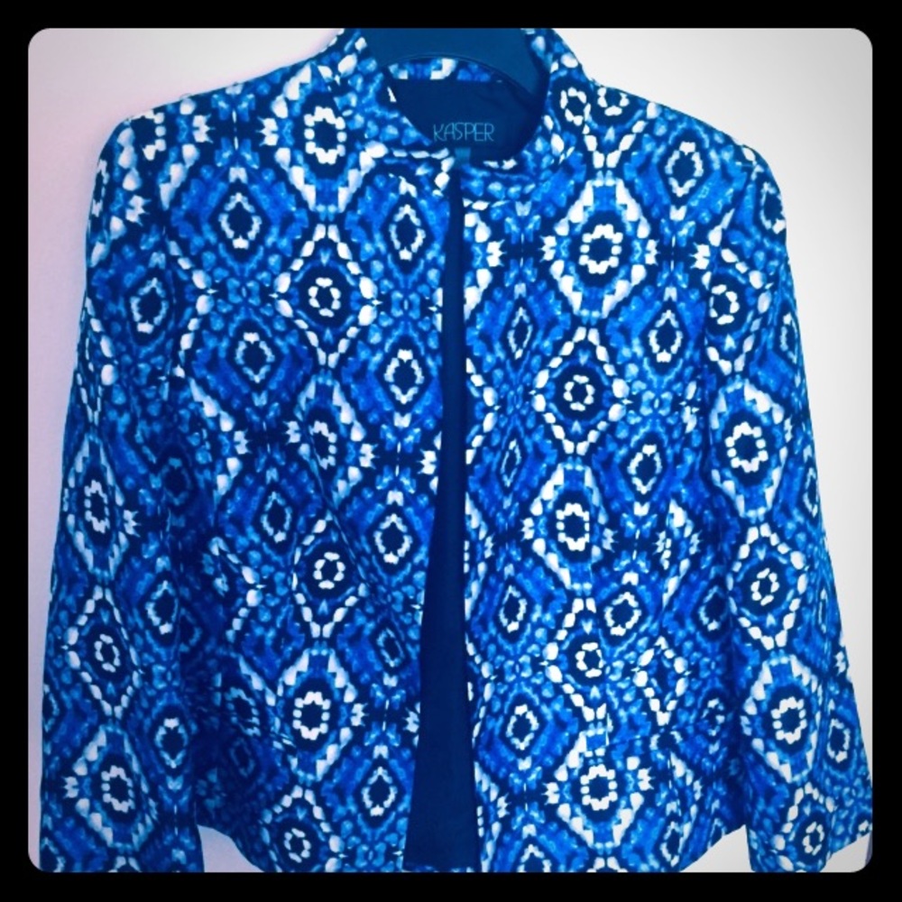 Structured jacket.