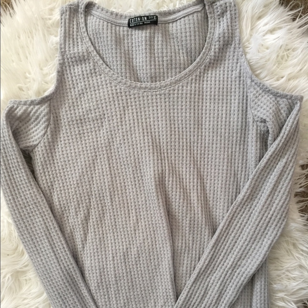 Cotton on cold shoulder sweater
