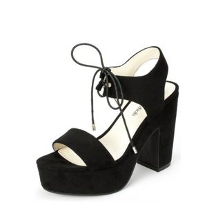 Seven Dials Shoes - Brand NEW Black Platform Heeled Sandals! Seven Dials Shoes - Brand NEW Black Platform Heeled Sandals!