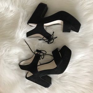 Seven Dials Shoes - Brand NEW Black Platform Heeled Sandals! Seven Dials Shoes - Brand NEW Black Platform Heeled Sandals!