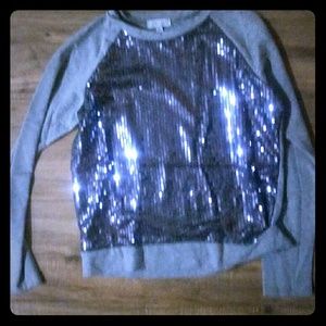 Girls sequin sweater