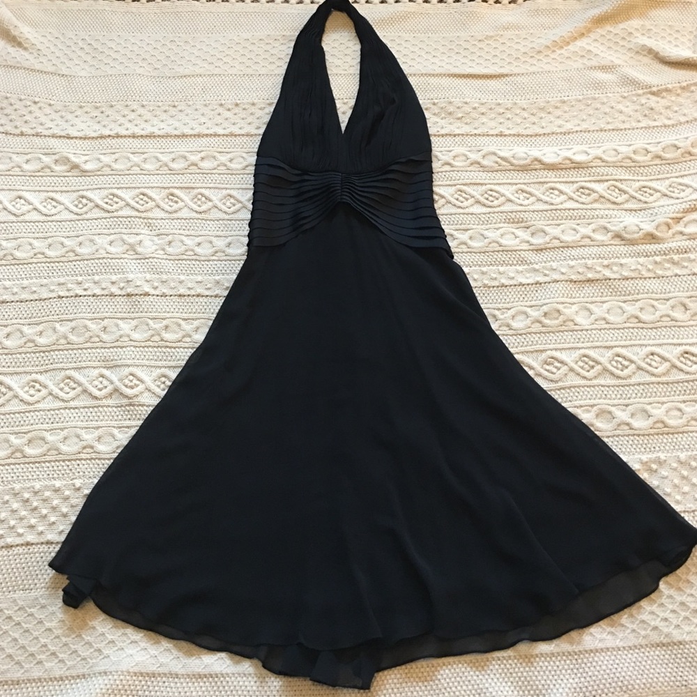Black cocktail dress