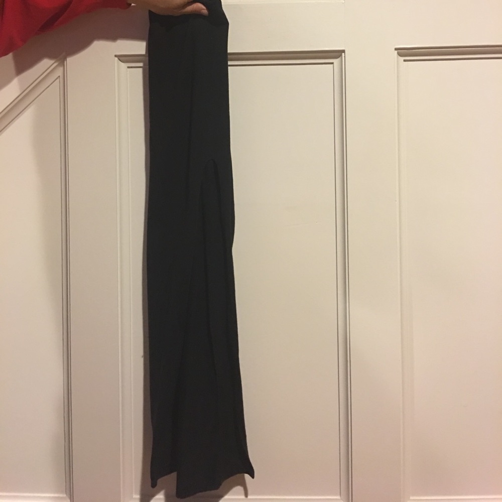 Black maxi skirt