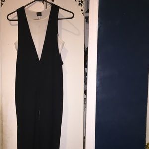 Zara black and white midi