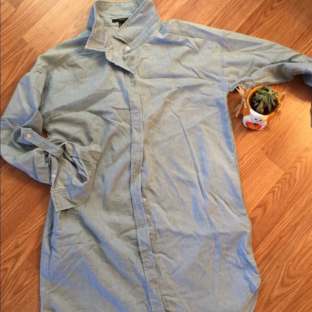 Forever 21 Chambray tunic