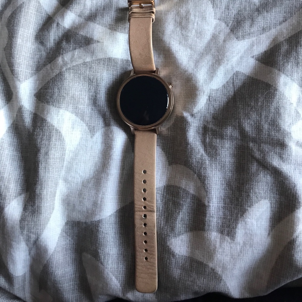 Rose gold moto360 smart watch!