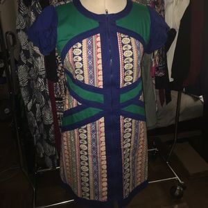 Almatrichi handmade zip-front dress