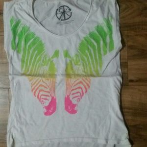 Girls zebra t-shirt