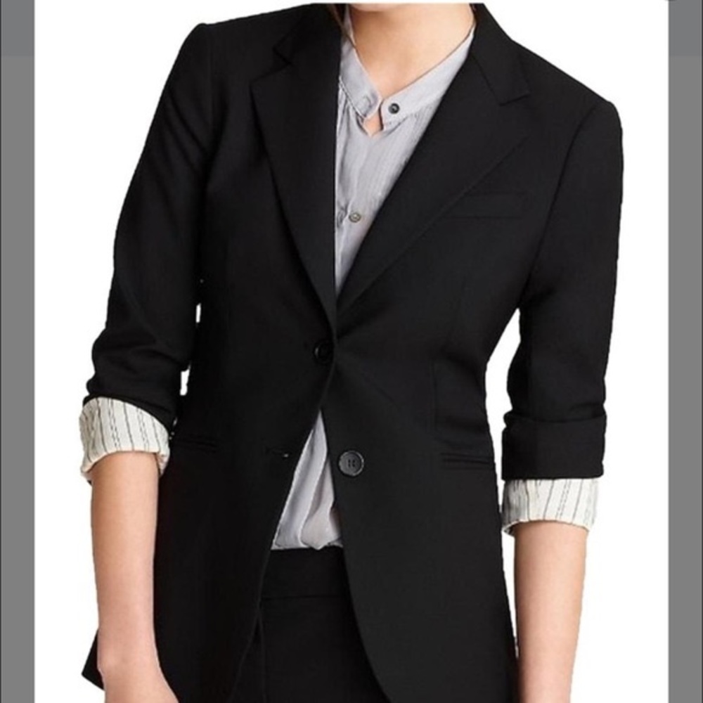 Theory "Rory" 2-button black blazer