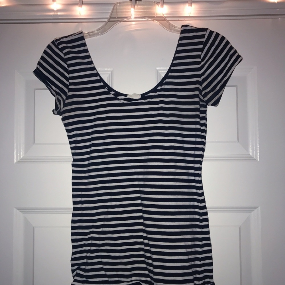 Garage Striped Fitted Top