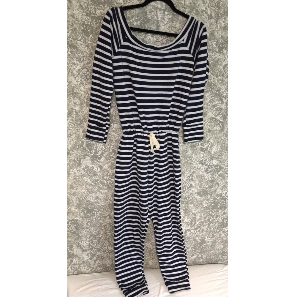 Off the shoulder pant romper - VERY THICK