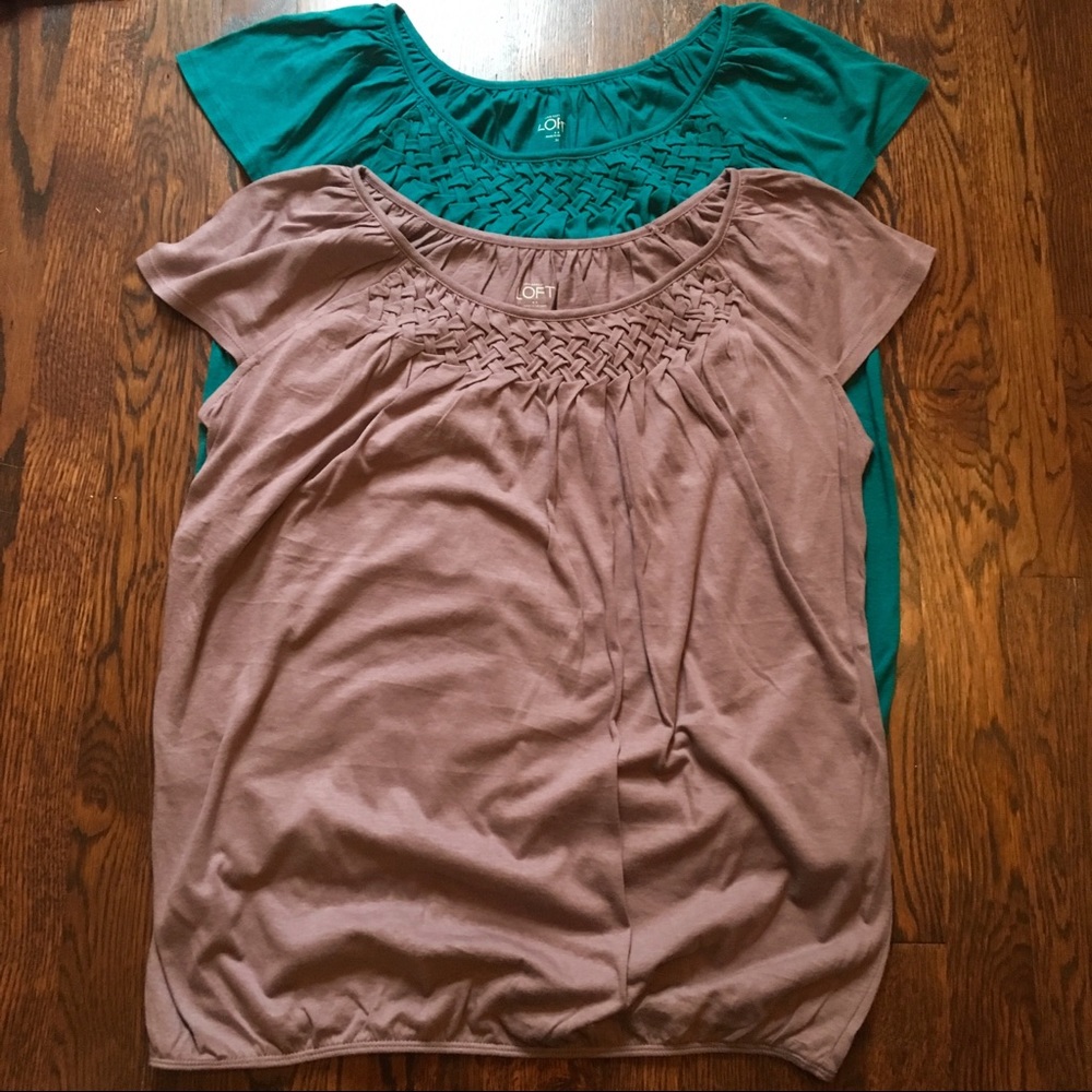 Ann Taylor LOFT set of 2 tops sz Medium
