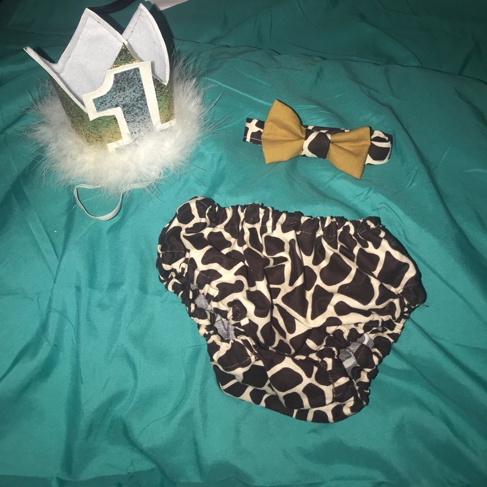 Boys First Birthday Smash Cake Jungle outfit