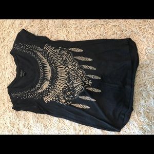 Lucky Brand printed graphic tee.