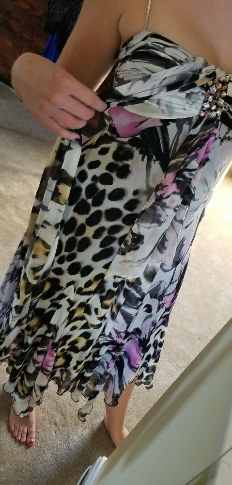 Cheetah print sheath dress