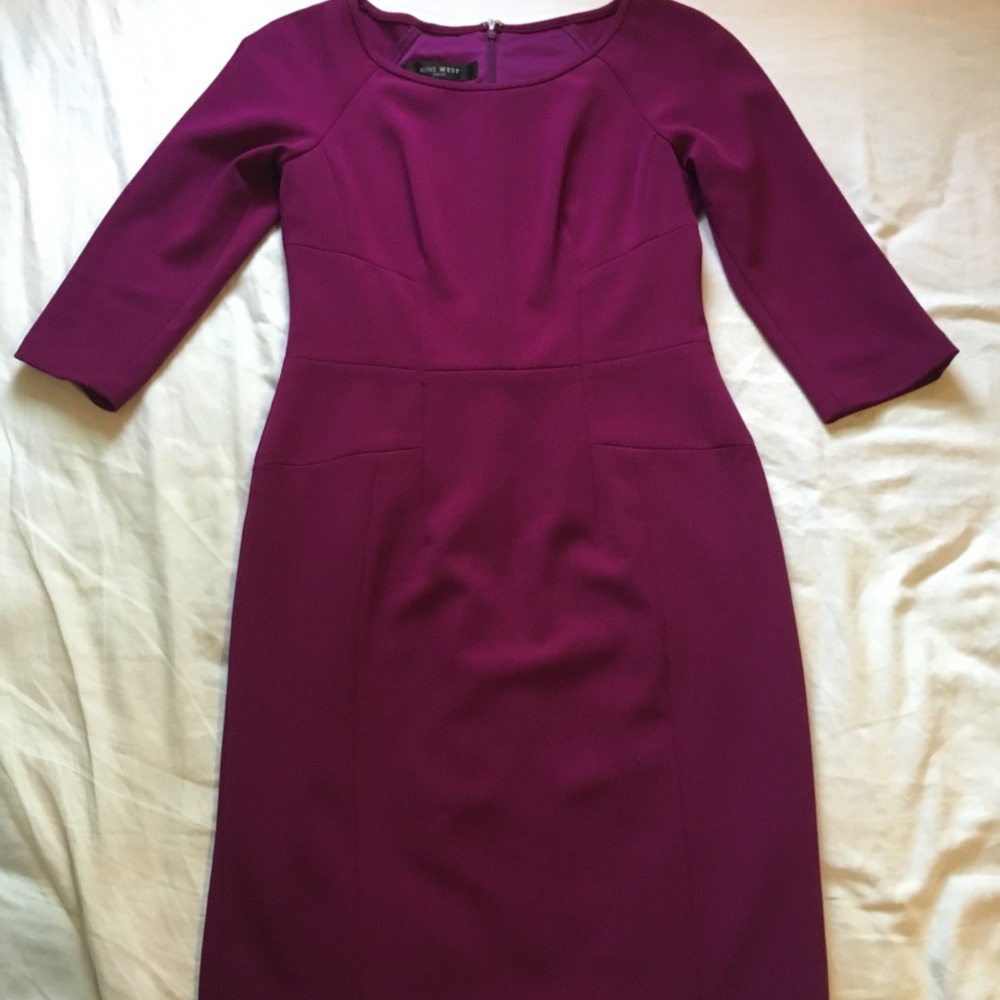Fitted long-sleeve dress