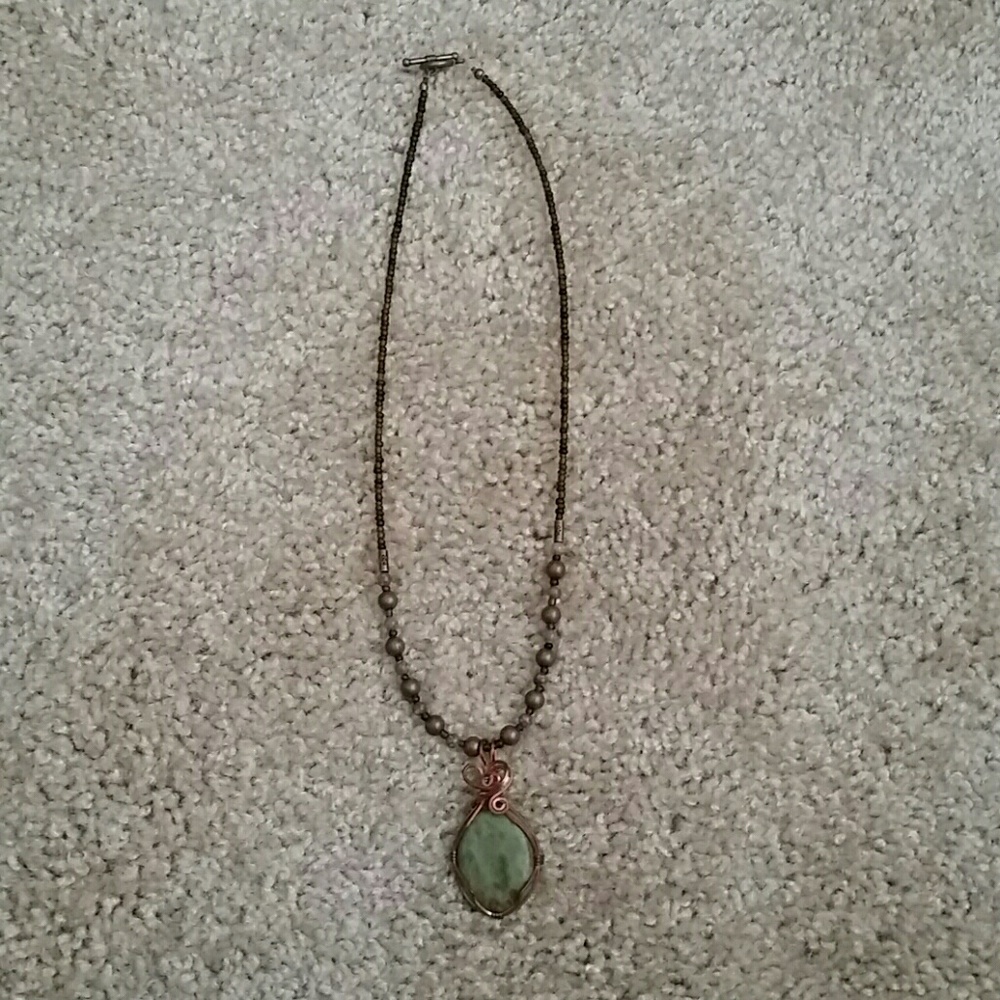🚫SOLD🚫🌟Handcrafted Jade Necklace - Picture 3 of 4
