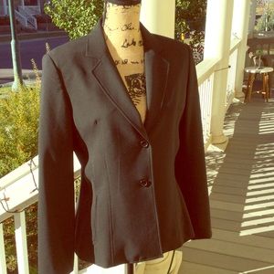 Designer Tailored Black Blazer.