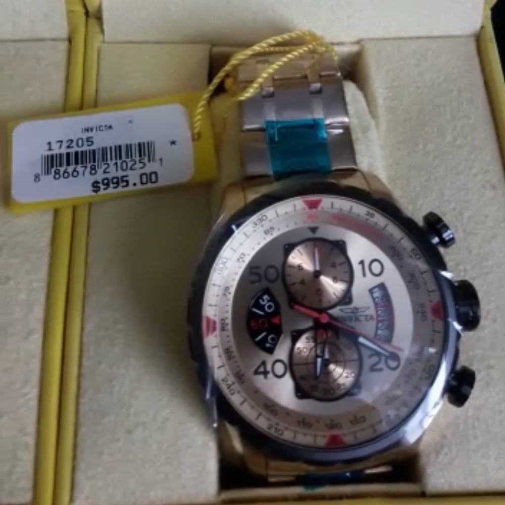 Invicta Model 17203, 48mm, quartz, stainless steel